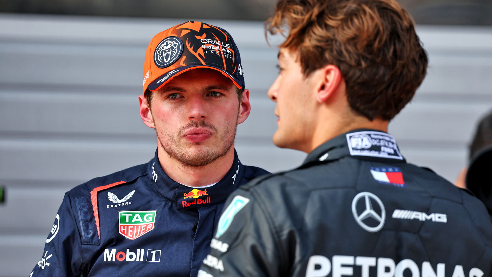 Verstappen, Russell